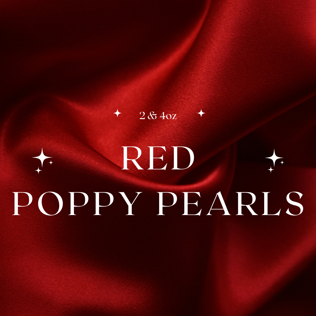 Red Poppy Pearls