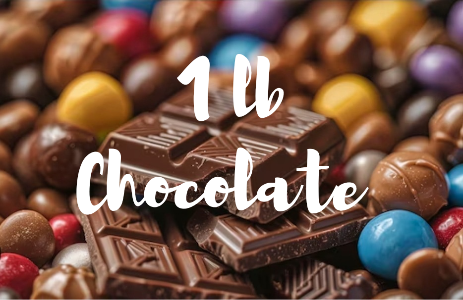 Chocolate 1lb (4 to 8 candys)