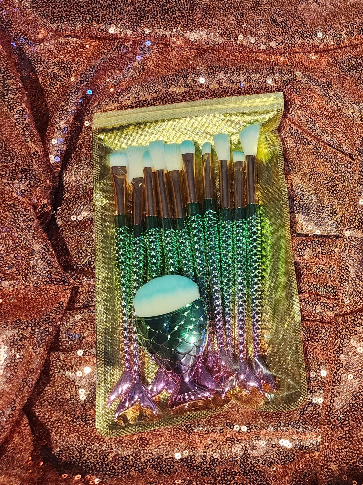 Mermaid makeup brush