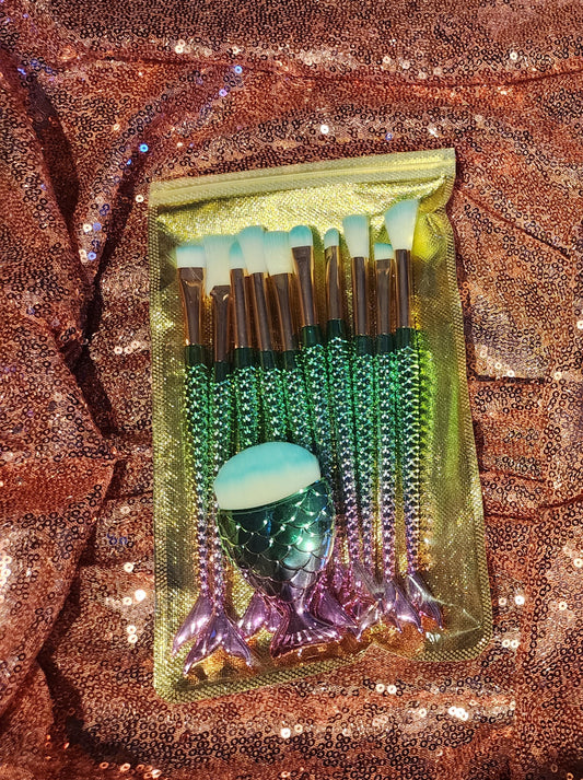 Mermaid makeup brush