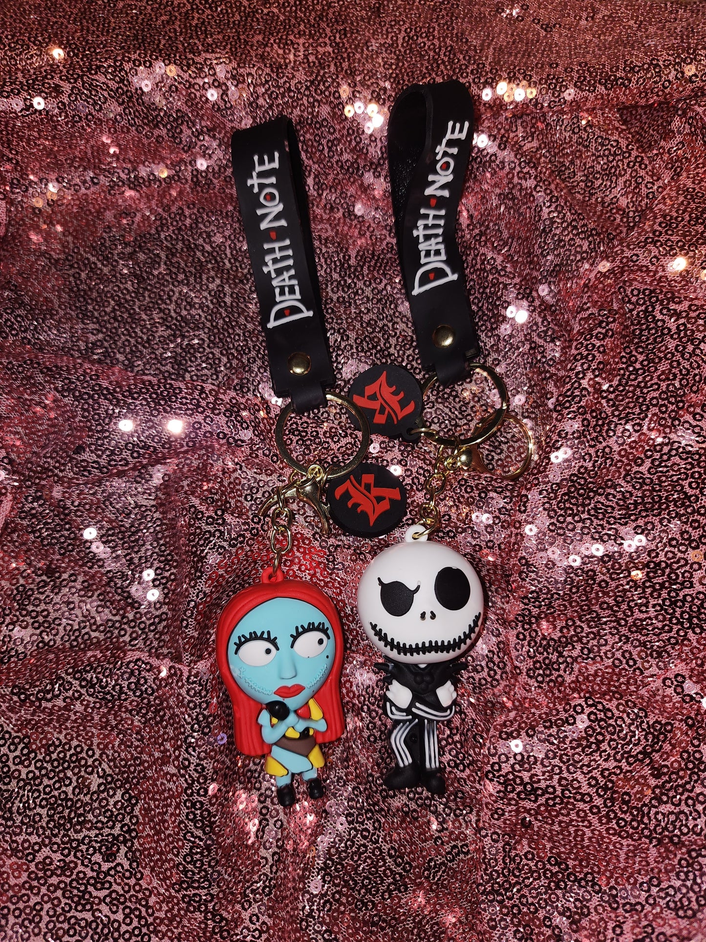 Jack an Sally Keychains
