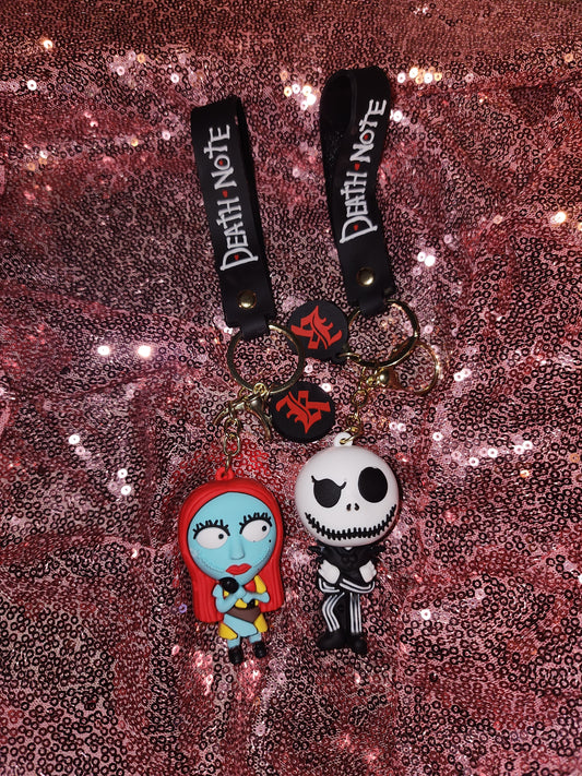 Jack an Sally Keychains
